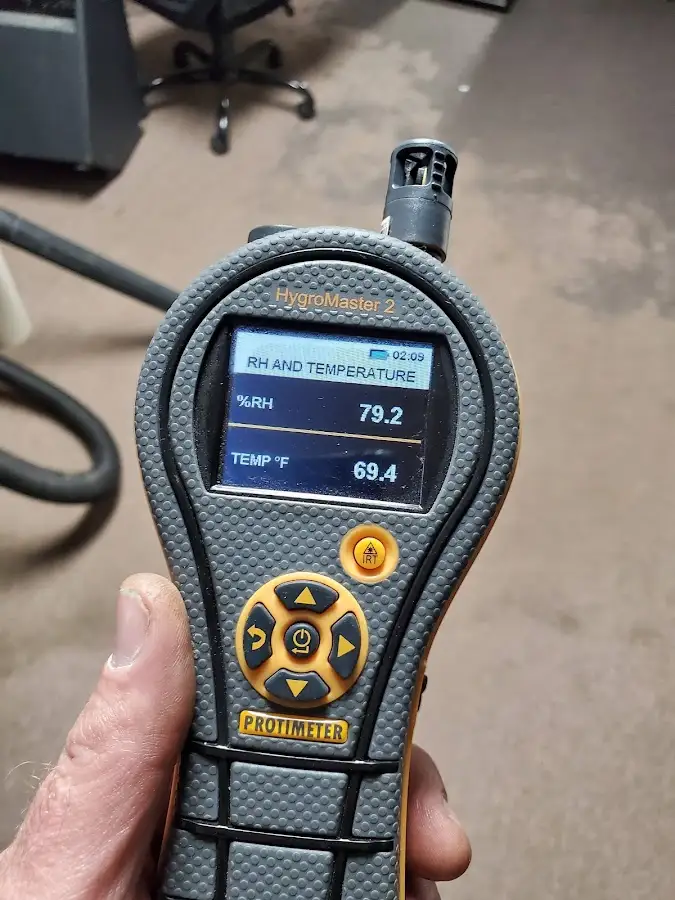 Moisture meter humidity assessment for Mold Remediation & Removal in Grandwood Park